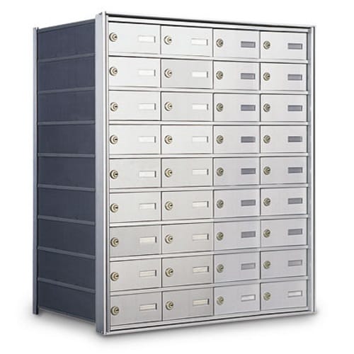 Rear Loading 36-Door Horizontal Private Mailbox